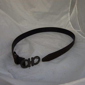 Genuine Salvatore Ferragamo Ladies 70cm Brown Belt
